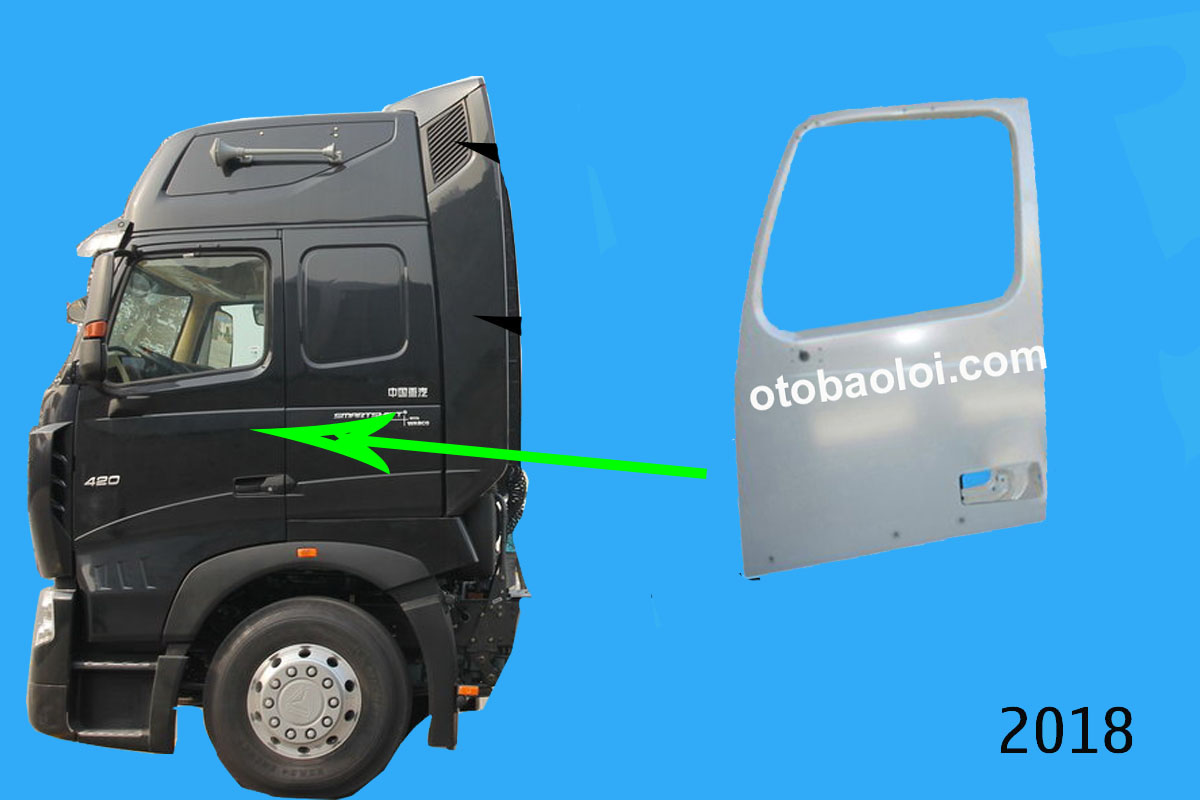 Cánh cửa tổng thành nóc cao màu vàng L A7