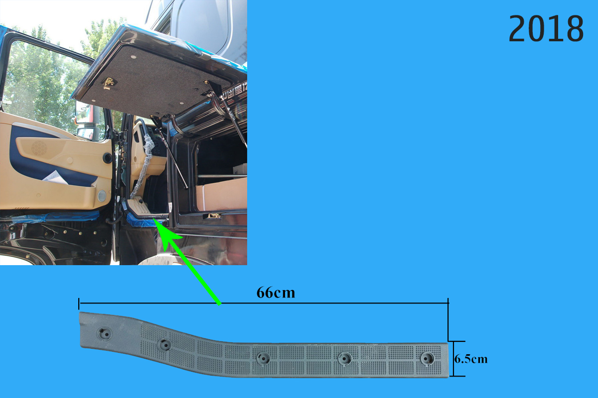 Nẹp sàn L Howo A7