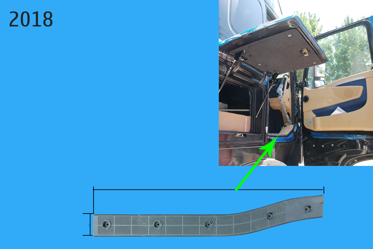 Nẹp sàn R Howo A7