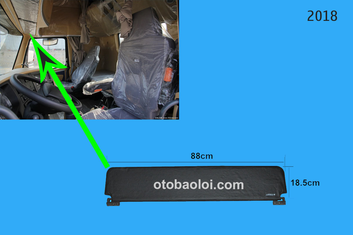 Chắn nắng trong cabin Howo A7