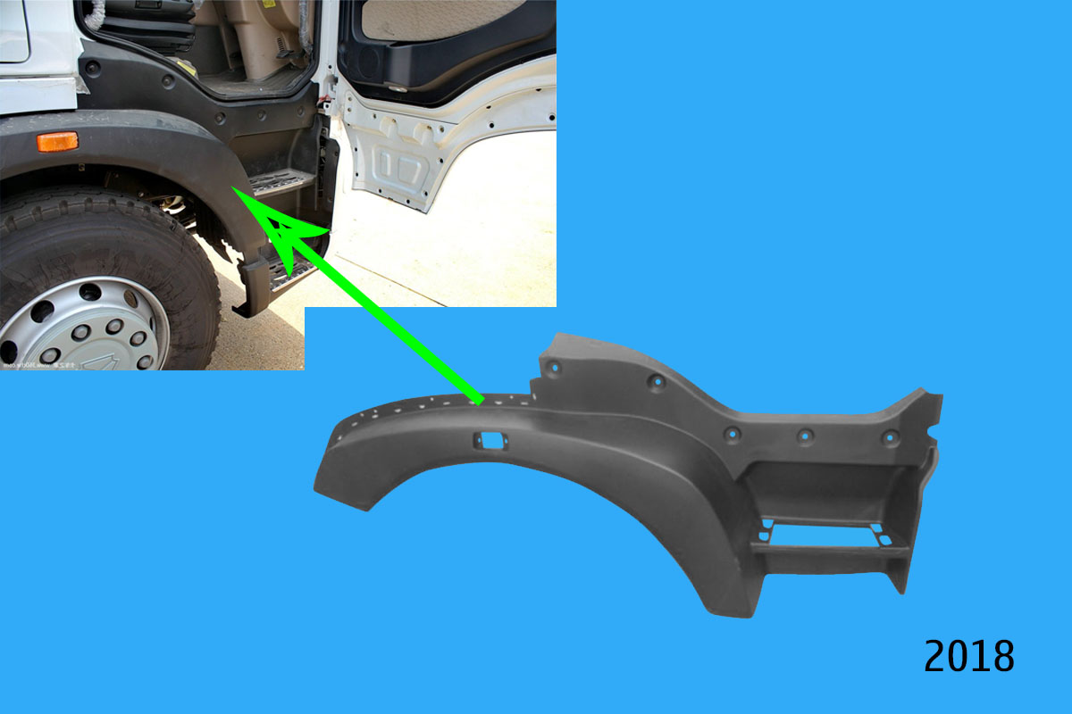 Ốp bậc liền vè xe R T5G