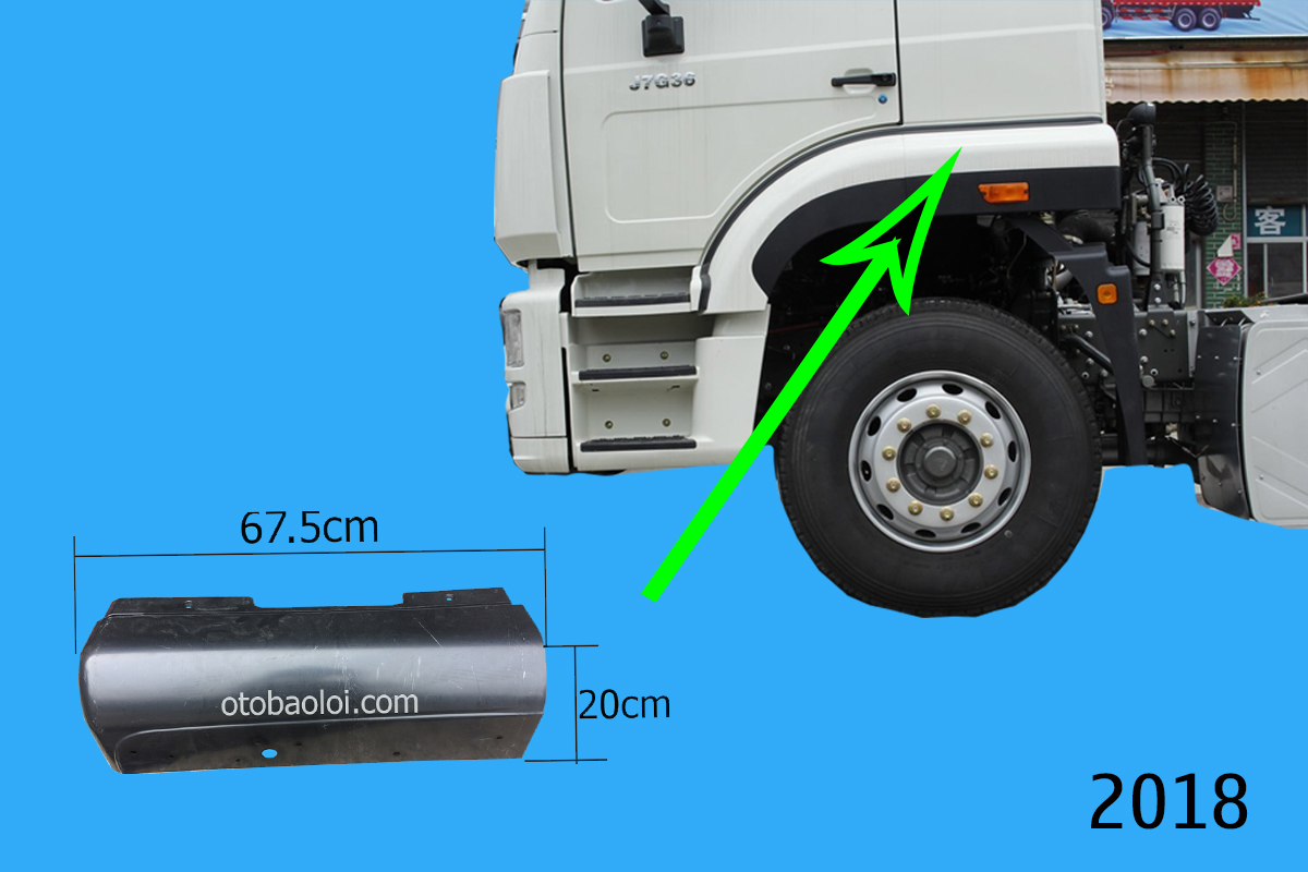 Vè xe hohan đoạn  sau miếng trên L