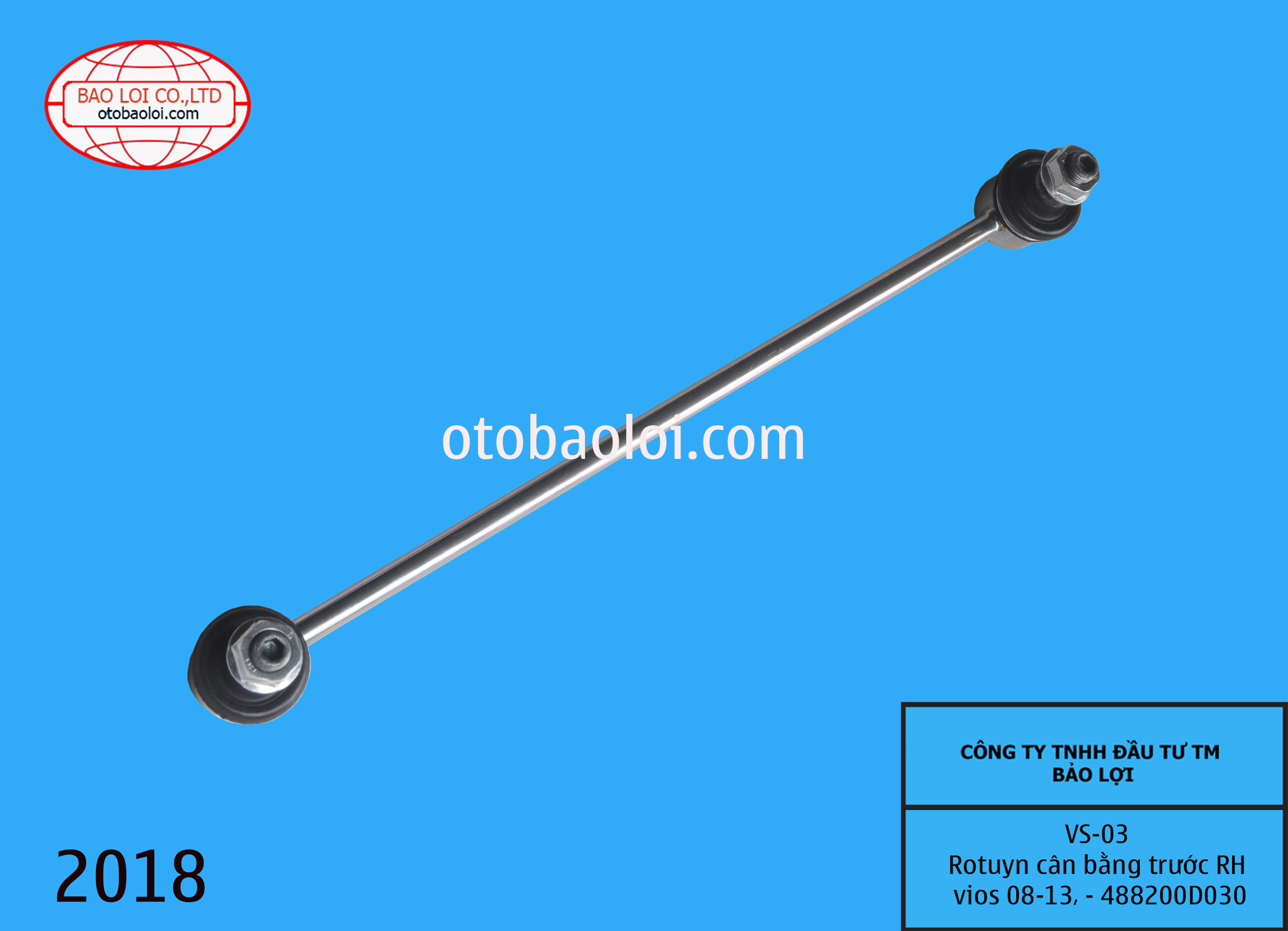 Rotuyn cân bằng trước RH vios 08-13, - 488200D030