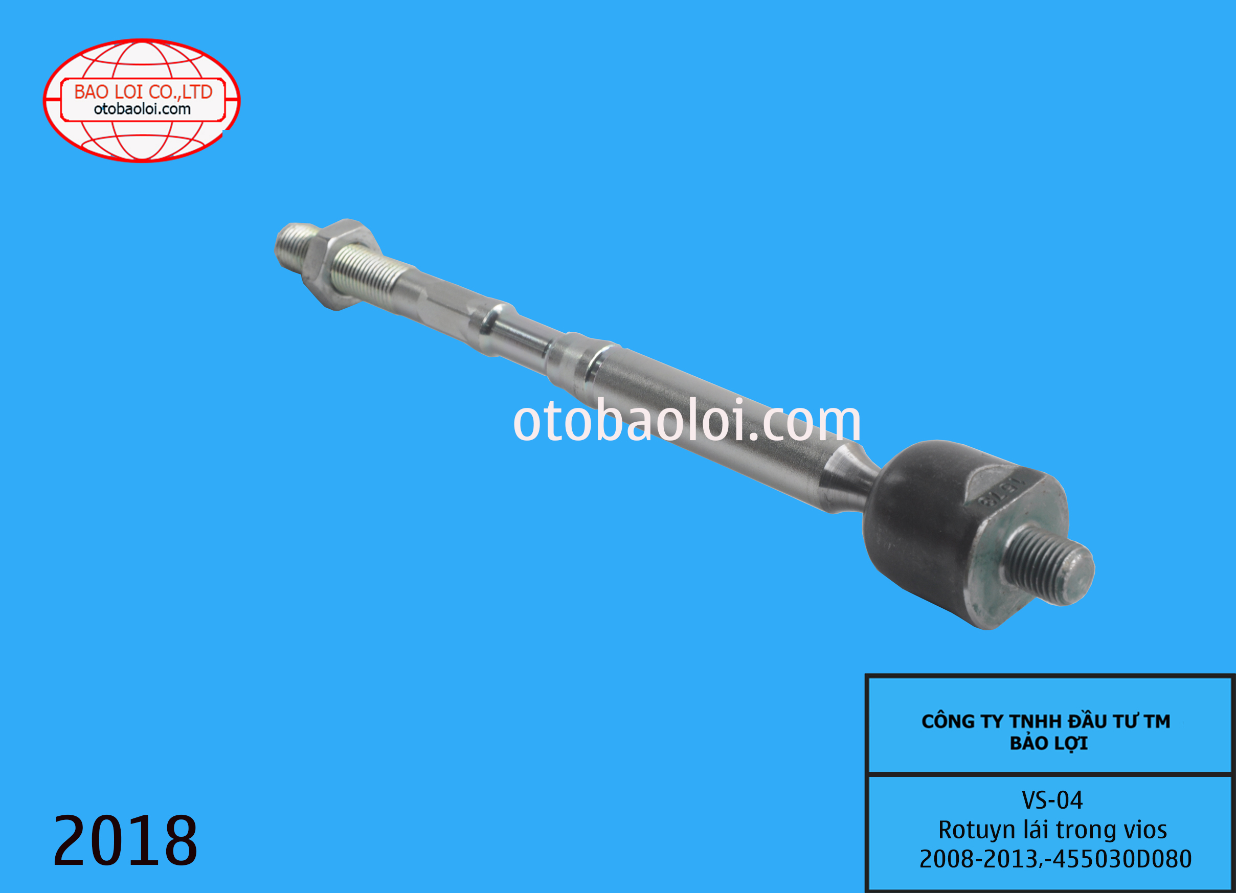 Rotuyn lái trong vios 2008-2013,-455030D080