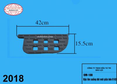 Bậc lên xuống đời mới giữa bên R H3