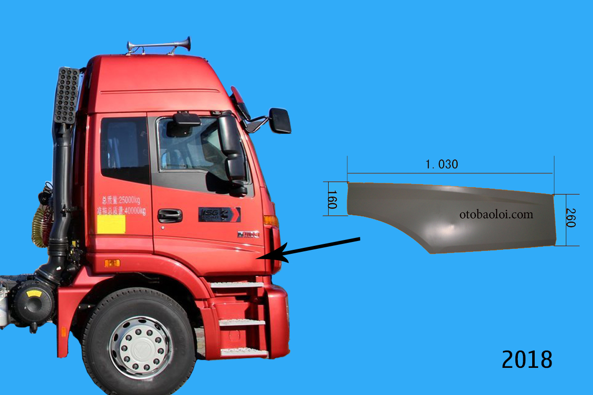 Ốp phía dưới ngoài cánh cửa H3 R