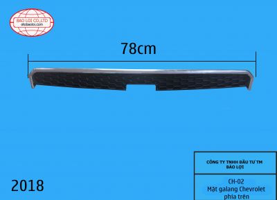 Mặt galang Chevrolet phía trên