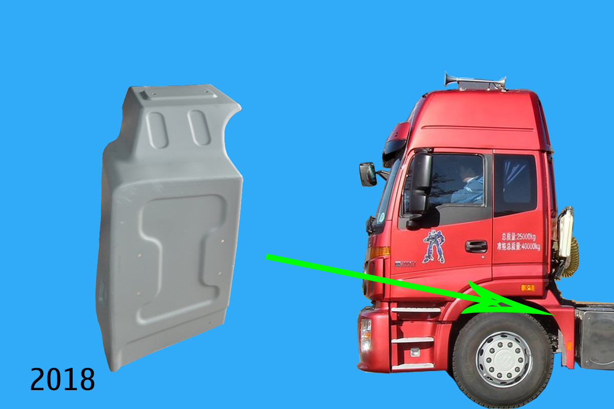 Chắn bùn sau bánh trước H3 đời mới R