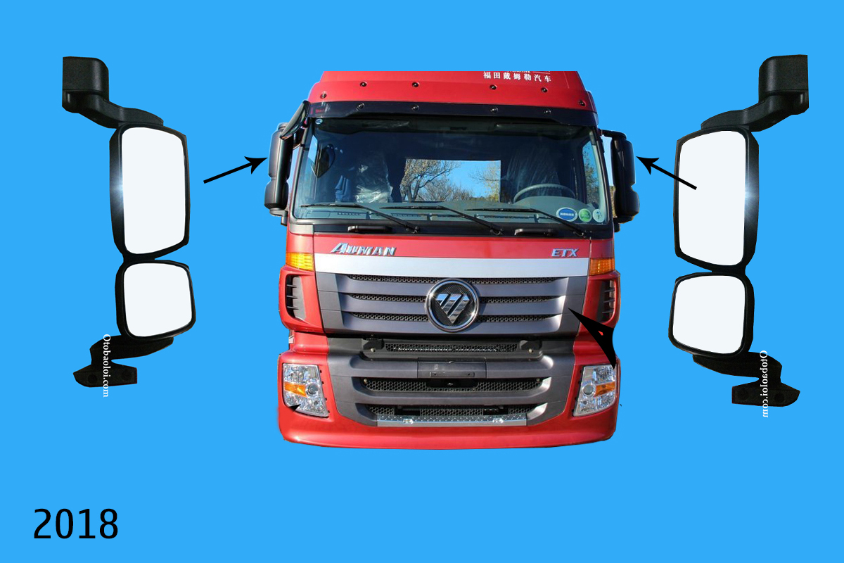 Gương chiếu hậu Auman H3 đời mới bên R