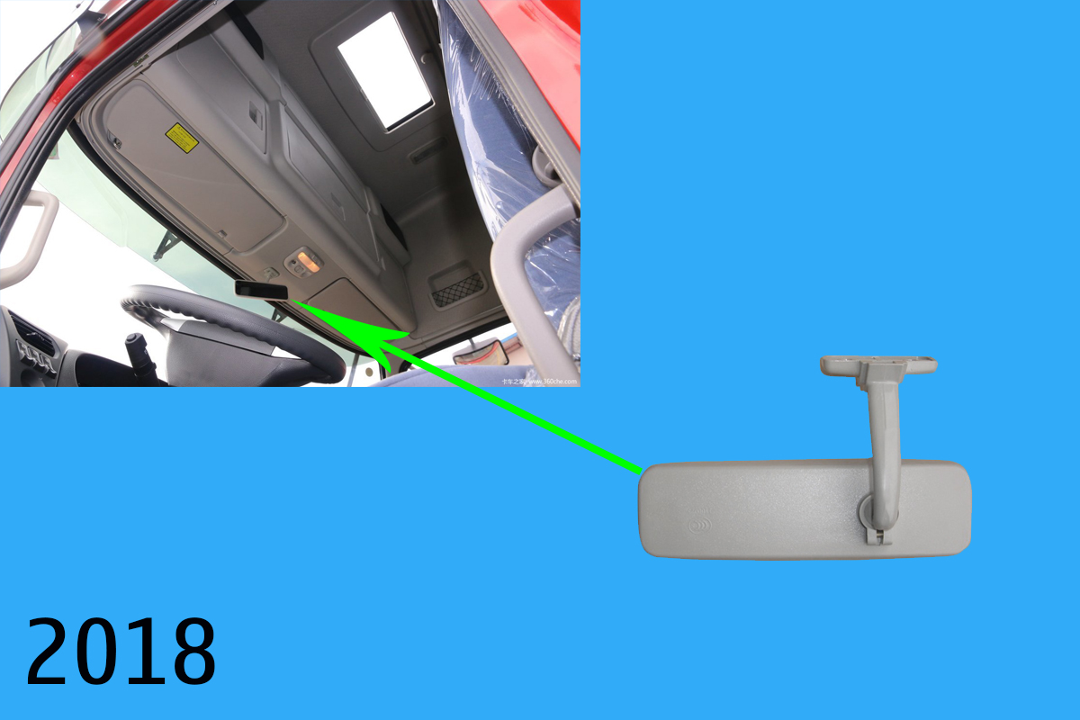 Gương soi trong cabin DF Thiên Long