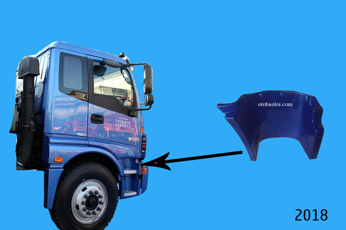 Ốp bậc lên xuống trên Qibin thùng R