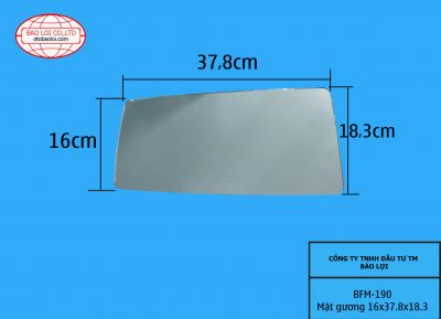Mặt gương 16x37.8x18.3 (gương dài MF)