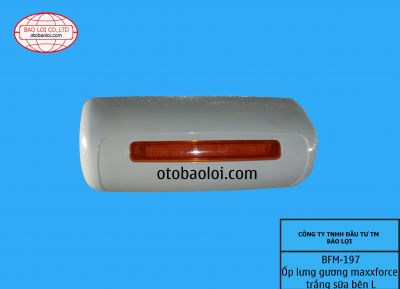 Ốp lưng gương maxxforce trắng sữa bên L