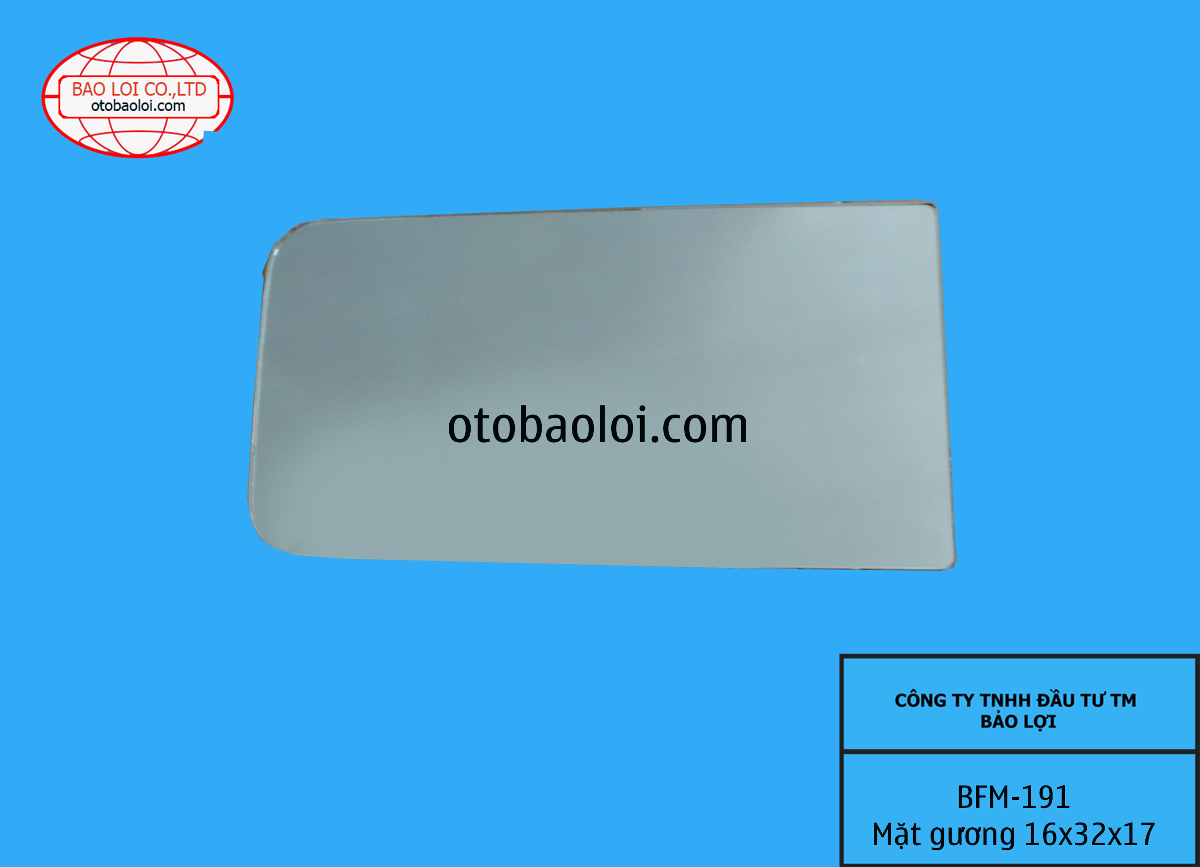 Mặt gương 16x32x17 (gương dài Cacadia)