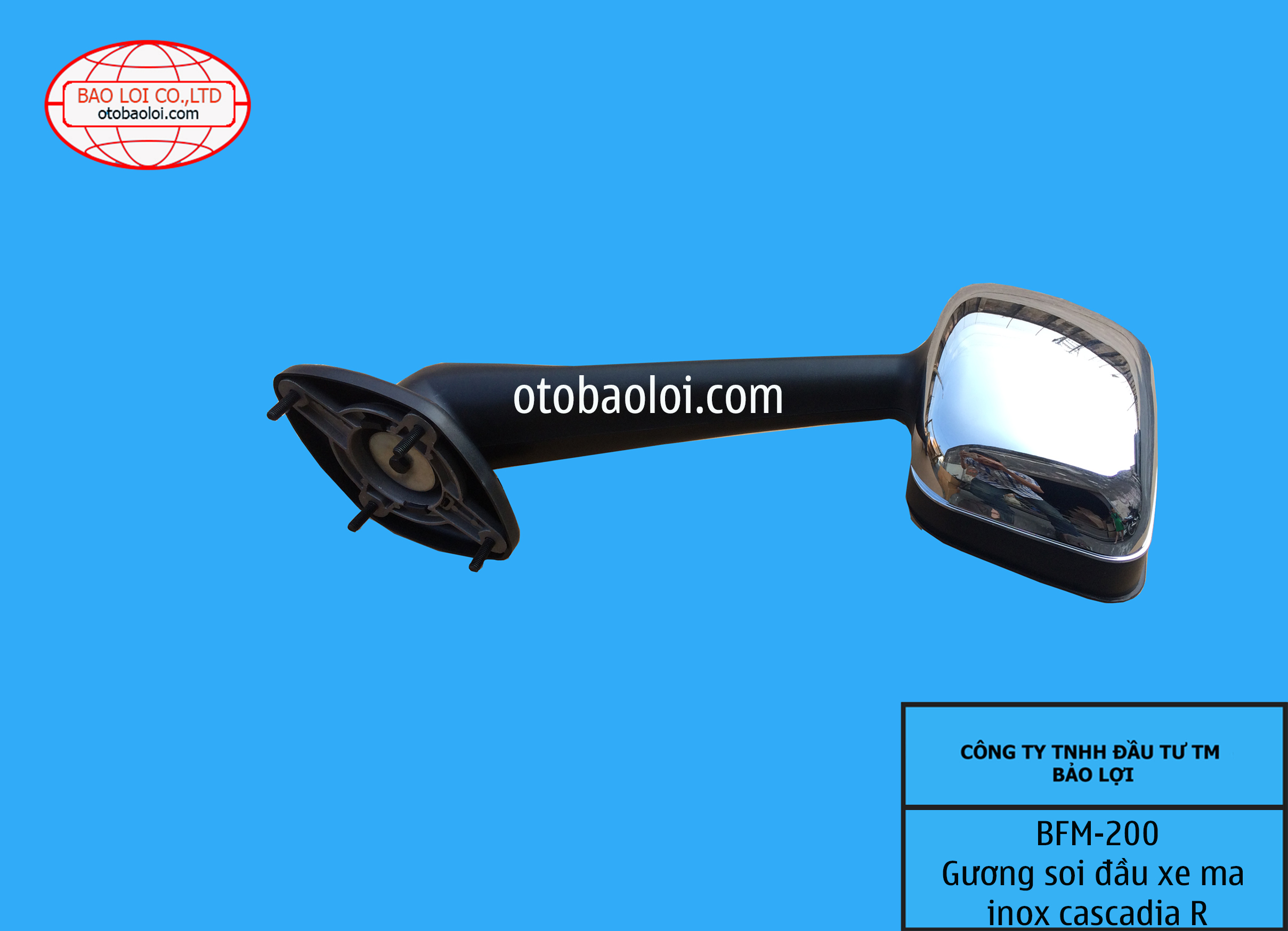 Gương soi đầu xe ma inox cascadia R