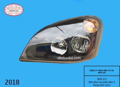 Đèn pha Cascadia đen 3 bóng tròn Led L