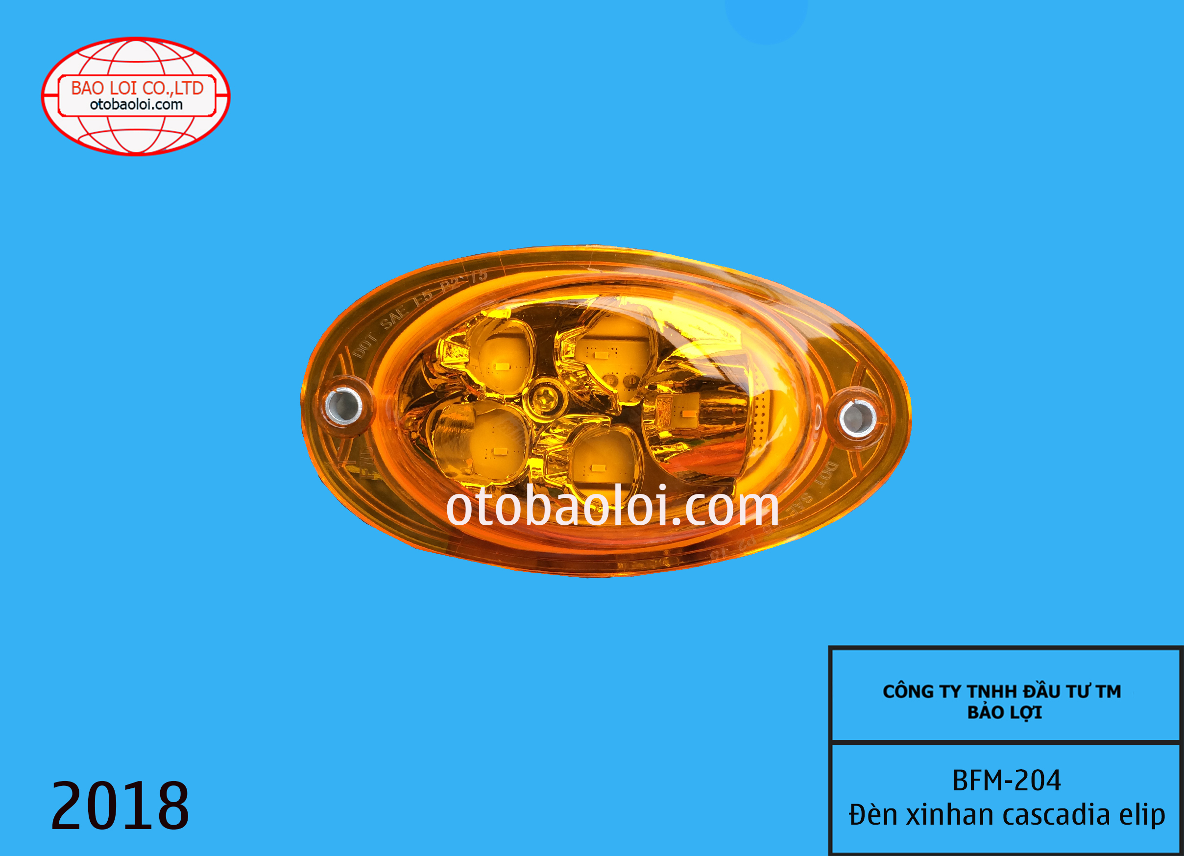 Đèn xinhan cascadia elip