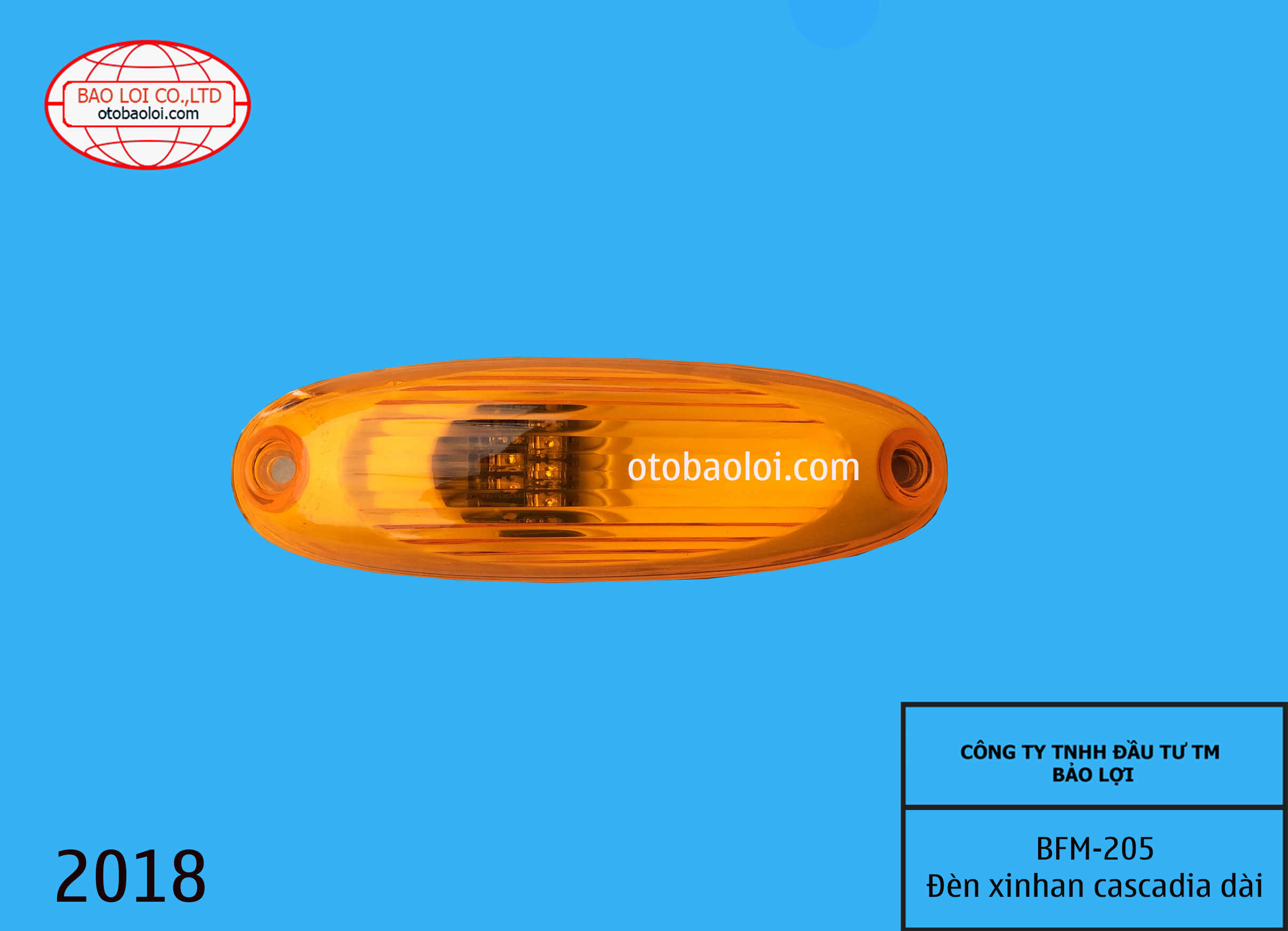 Đèn xinhan cascadia  dài