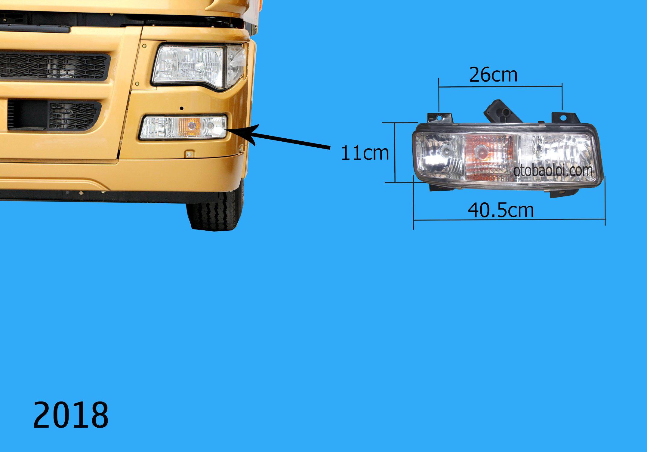 Đèn gầm CamC đời mới bên L