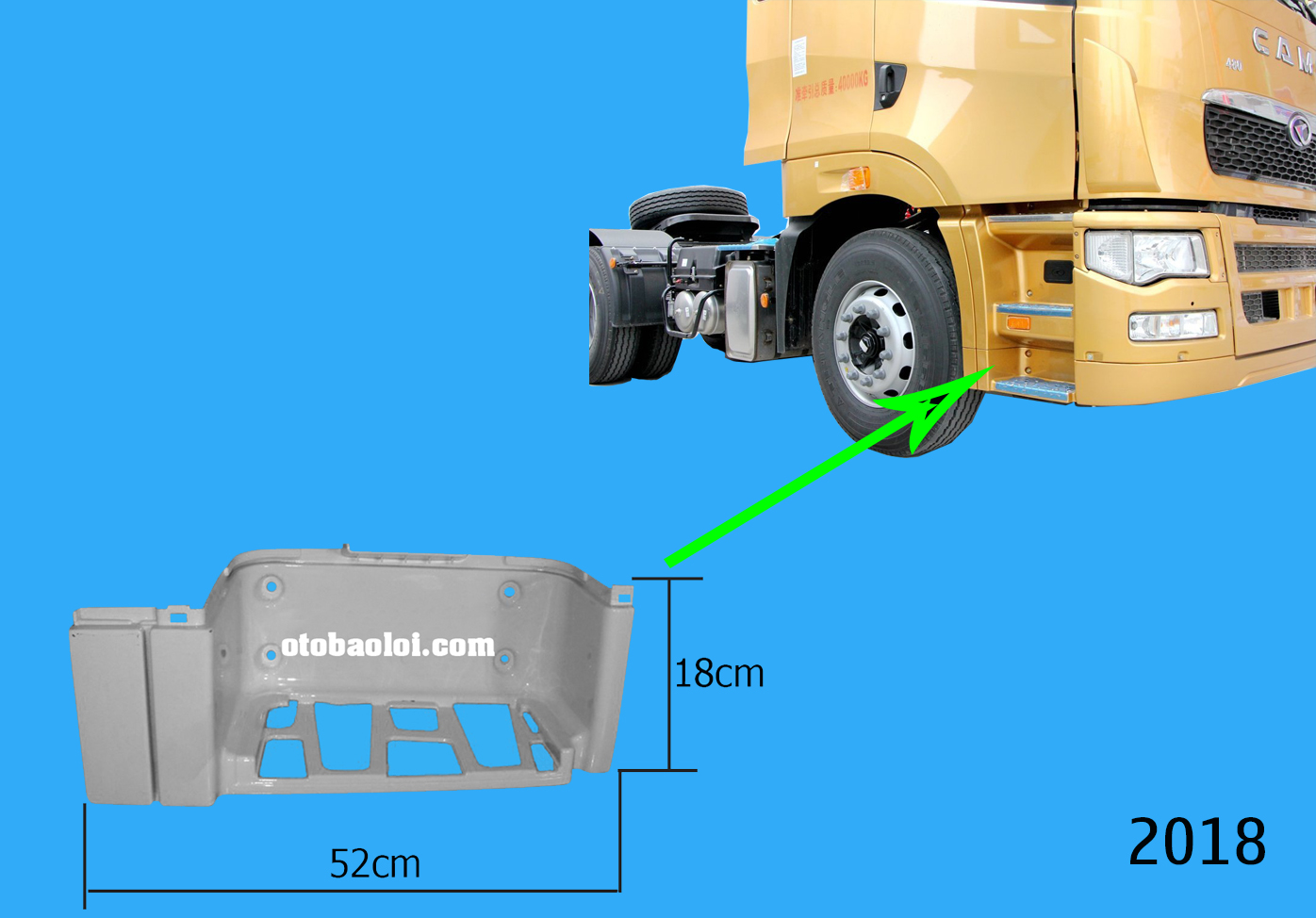 Ốp bậc lên xuống dưới bên R CamC đời mới