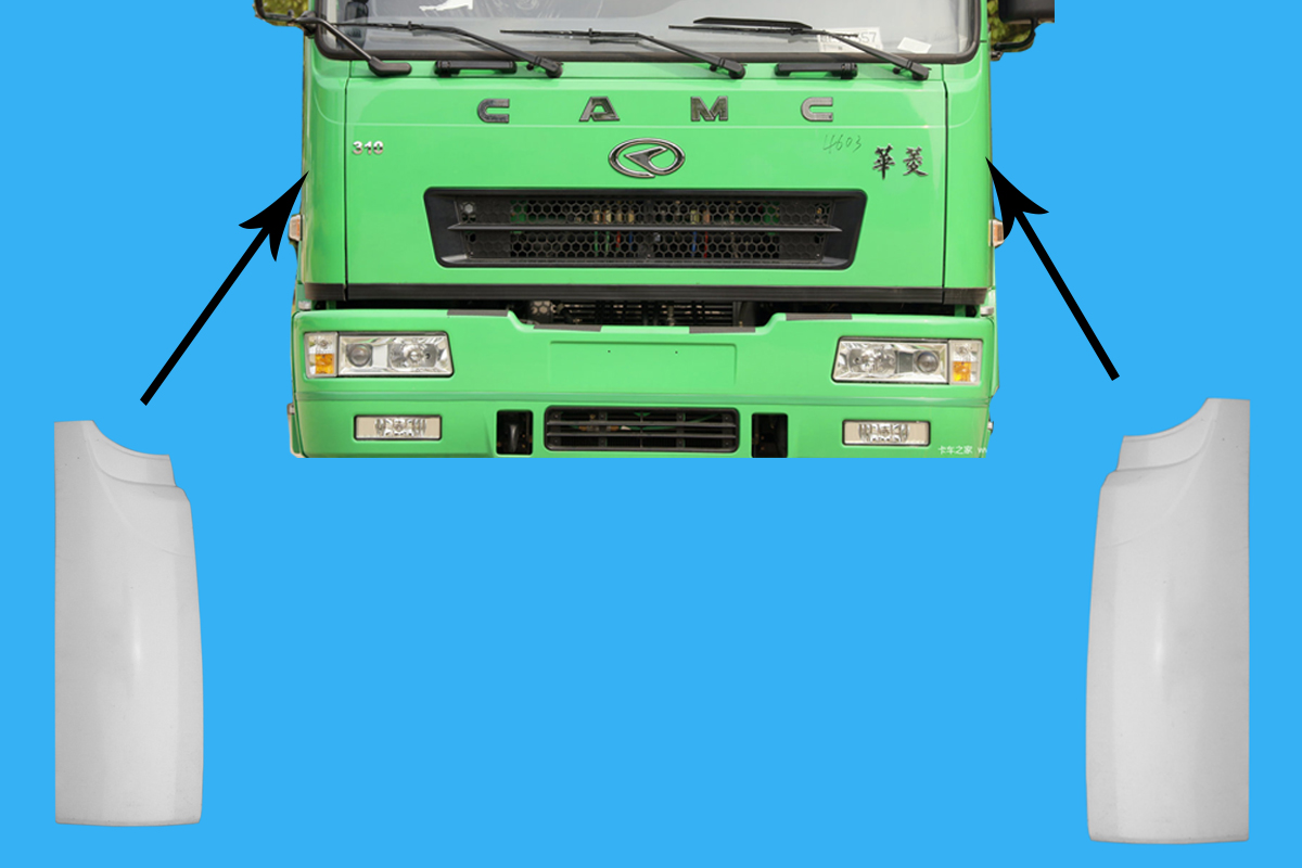 Ốp gió bằng sắt bên lái CamC