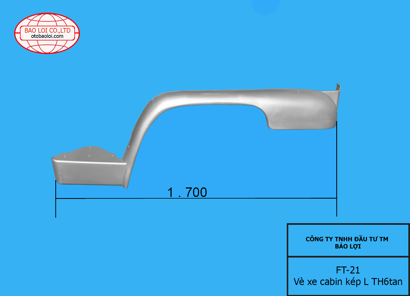 Vè xe cabin kép L TH