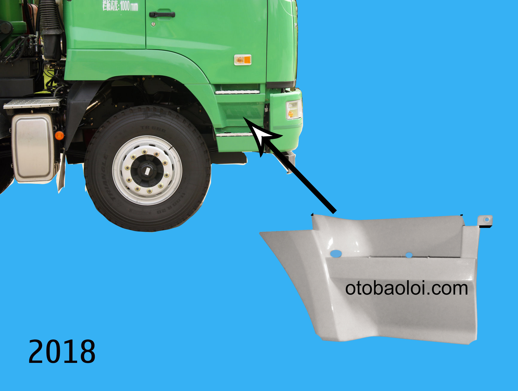 Ốp bậc lên xuống trên bên phụ CamC Rikuan