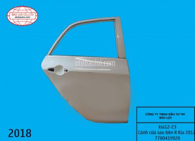 Cánh cửa sau bên R Kia 2012 770041Y020