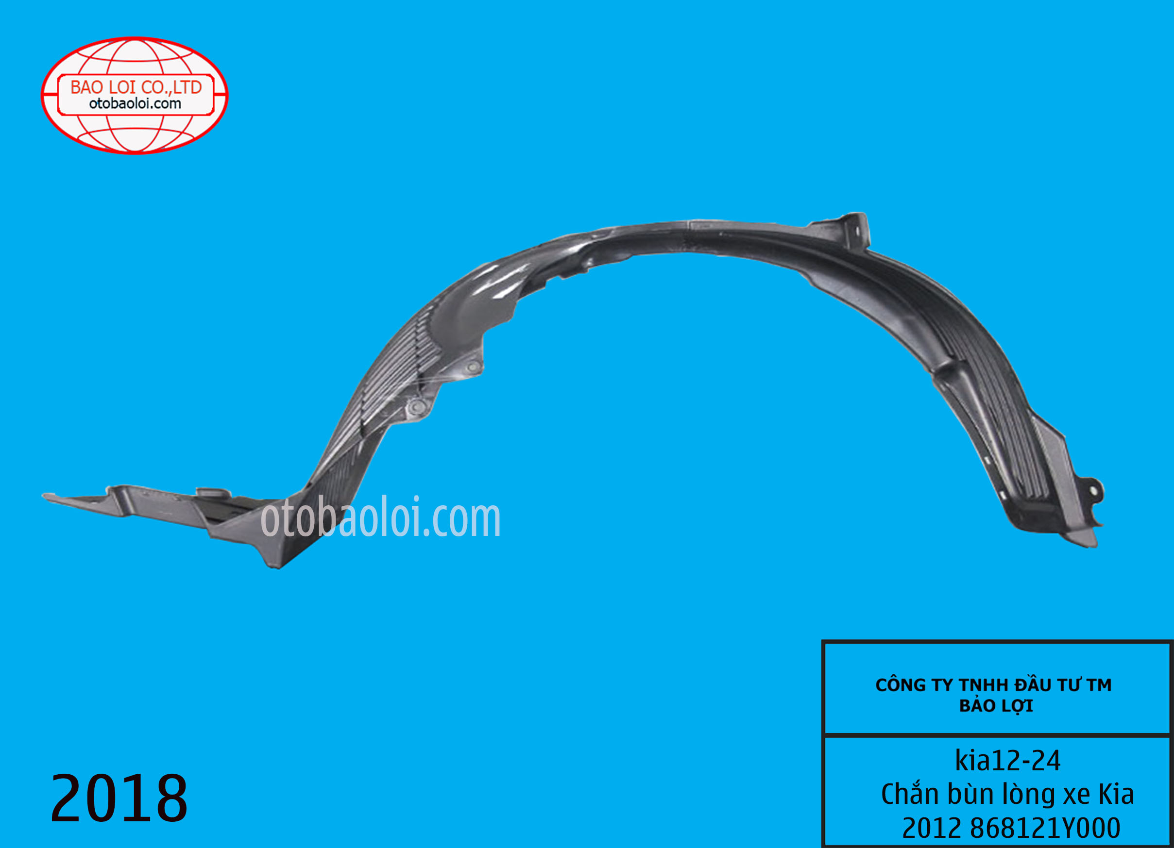 Chắn bùn lòng xe Kia 2012 868121Y000 RH