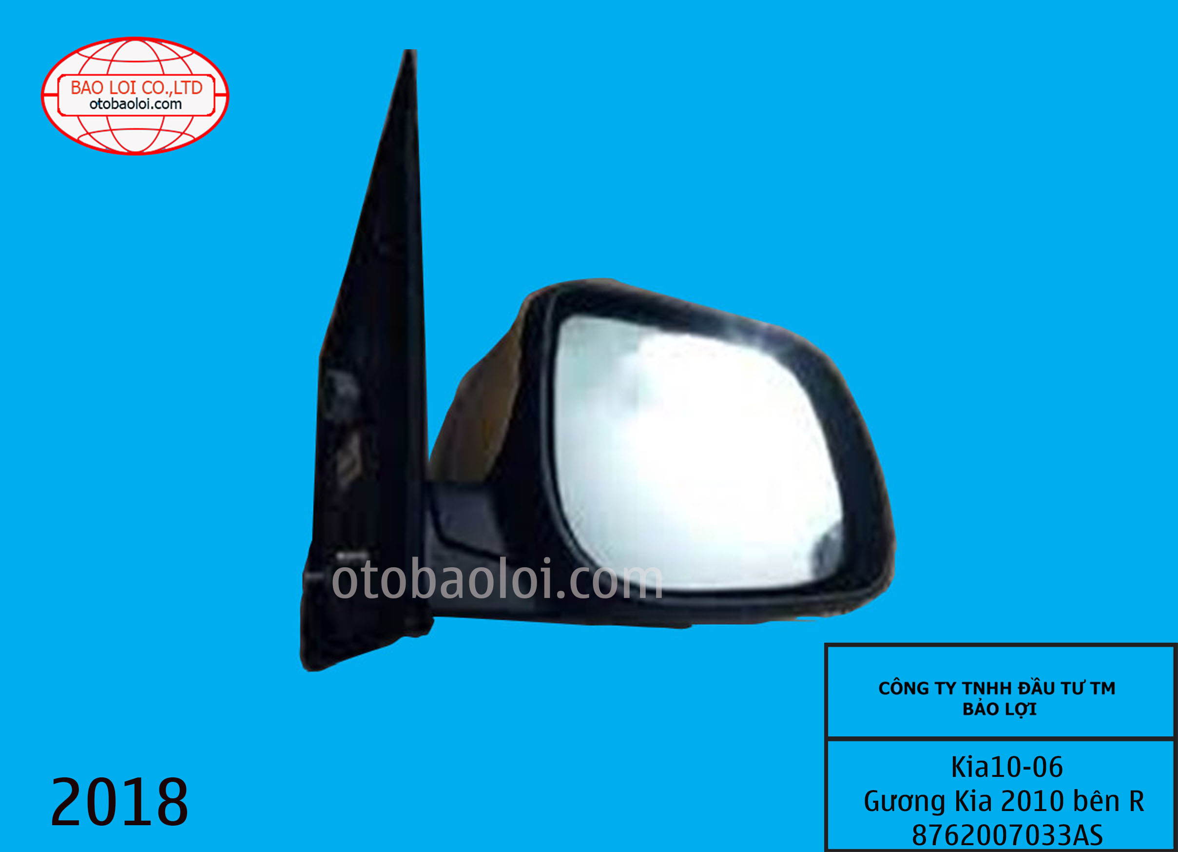 Gương Kia 2010 bên R 8762007033AS