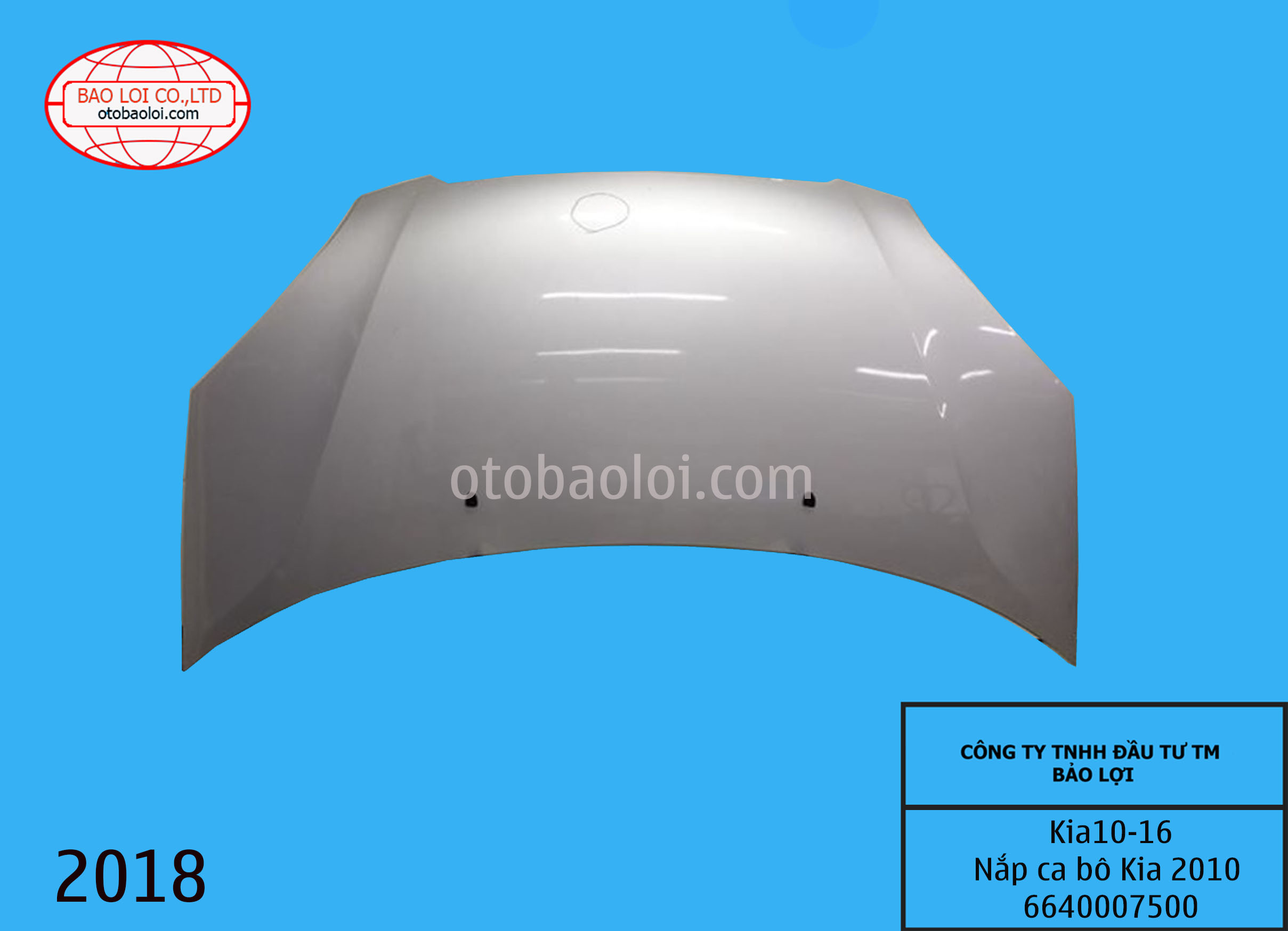 Nắp ca bô Kia 2010 6640007500