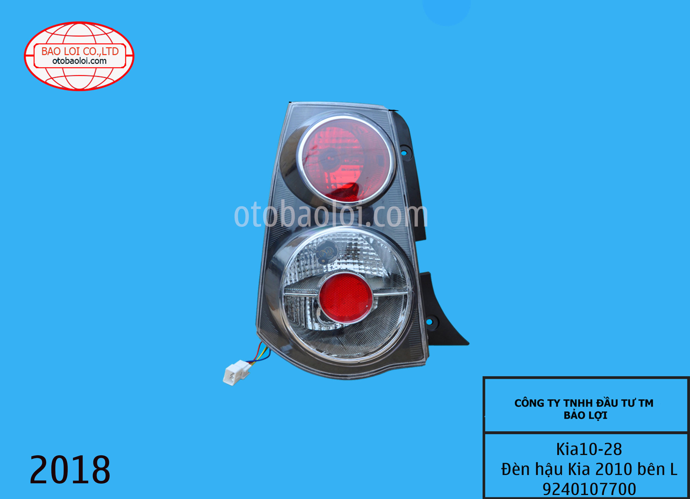 Đèn hậu Kia 2010 bên L 9240107700