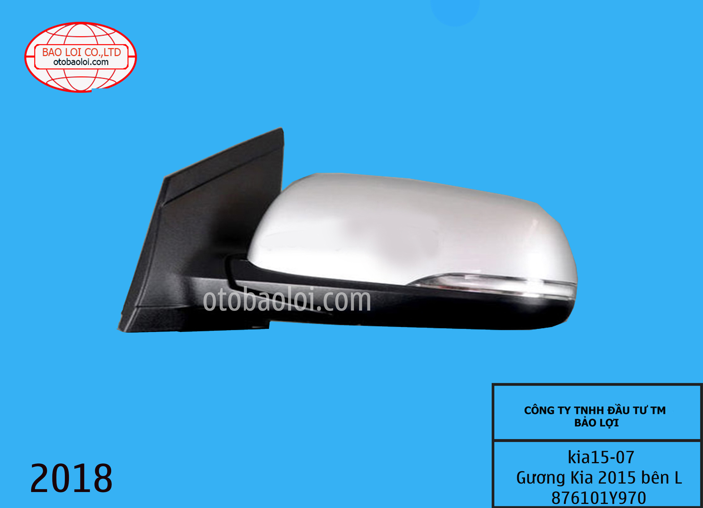 Gương Kia 2015 bên L  876101Y970