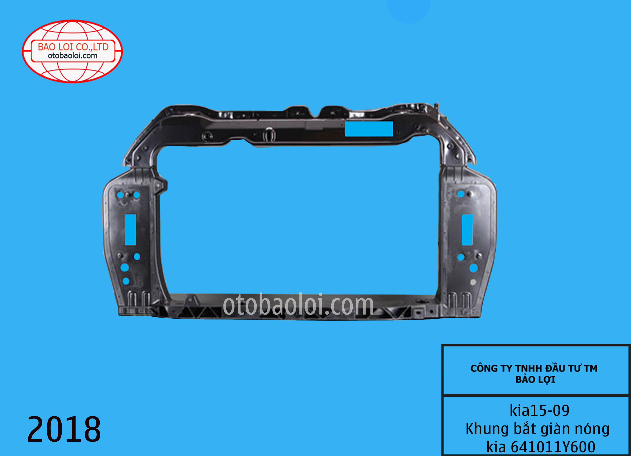 Khung bắt giàn nóng két nước Mor 15 641011Y600