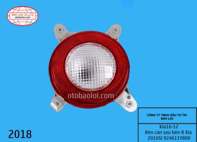 Đèn cản sau bên R Kia 2016SI 924611Y800