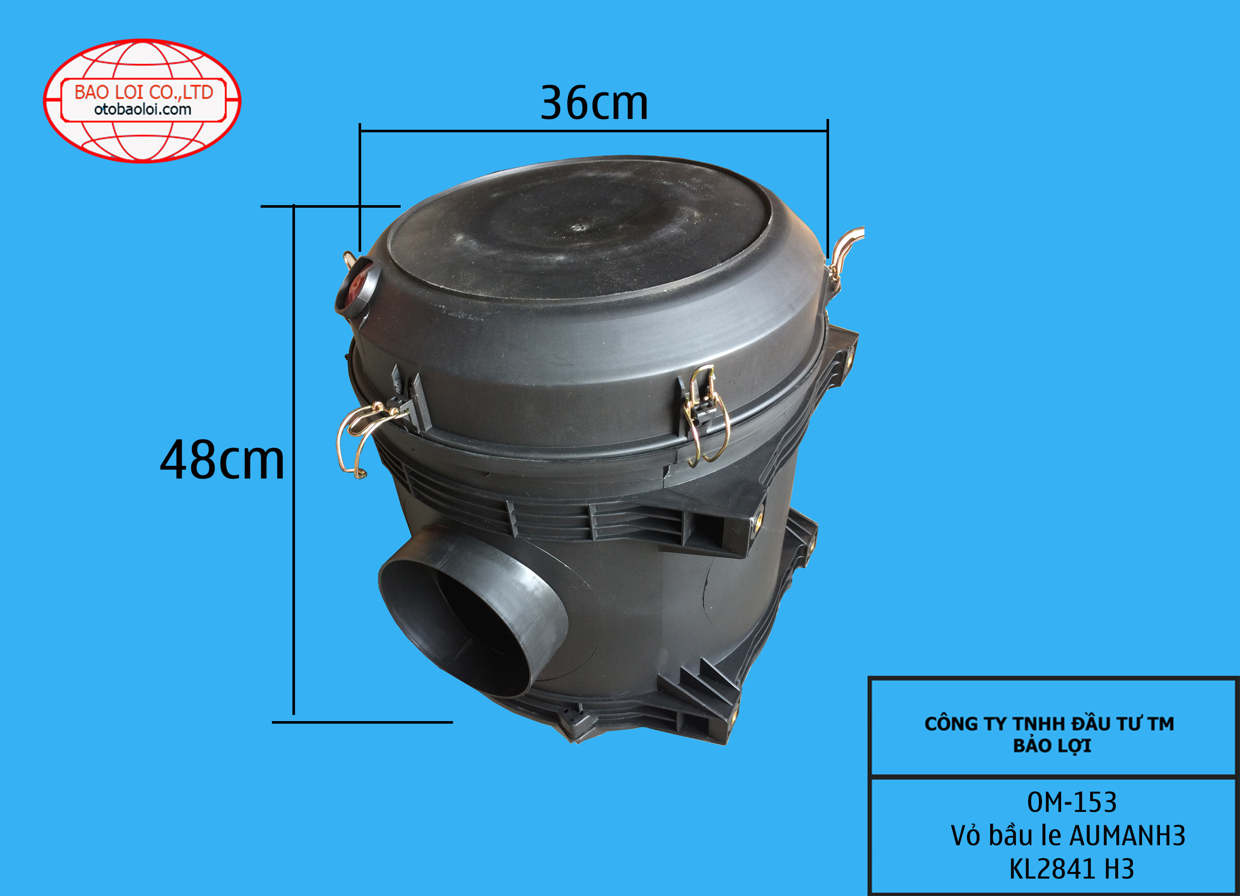 Vỏ bầu le AUMANH3 -KL2841 H3