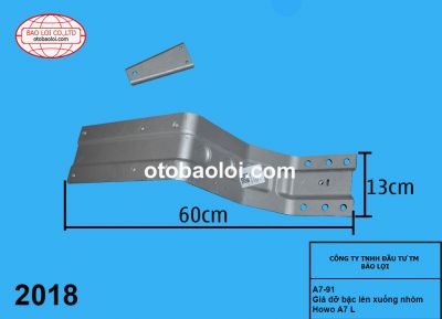 Giá đỡ bậc lên xuống nhôm Howo A7 L