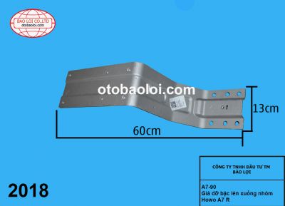 Giá đỡ bậc lên xuống nhôm Howo A7 R
