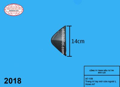 Trang trí tay mở cửa ngoài L Howo A7