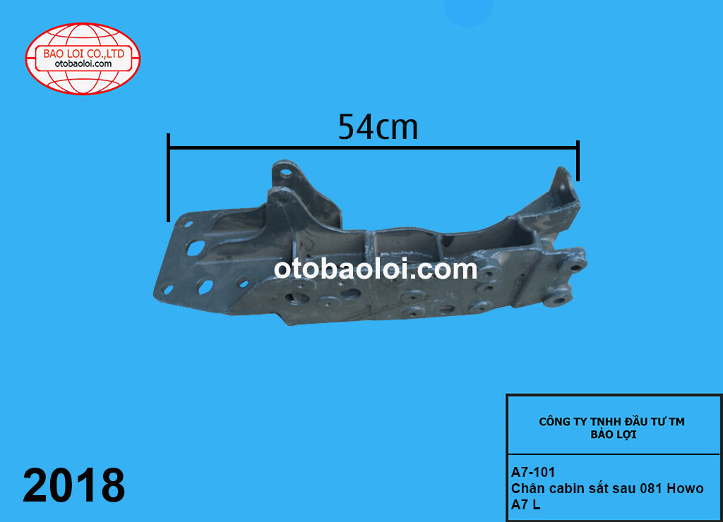 Chân cabin sắt sau 081 Howo A7 L