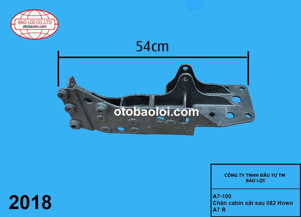 Chân cabin sắt sau 082 Howo A7 R