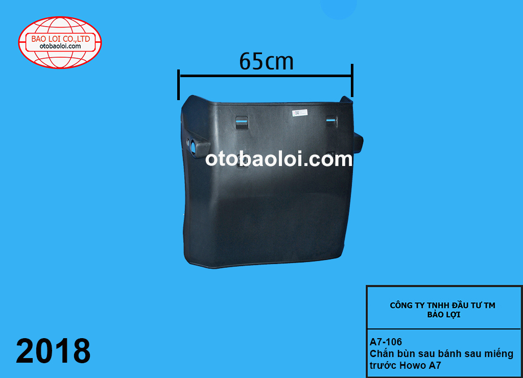 Chắn bùn sau bánh sau miếng trước Howo A7