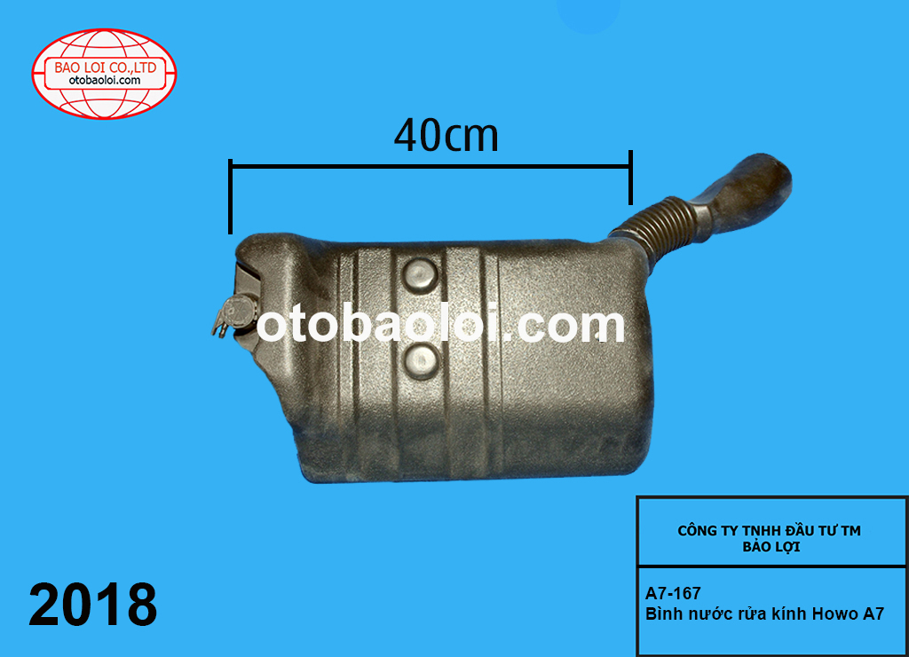 Bình nước rửa  kính Howo A7