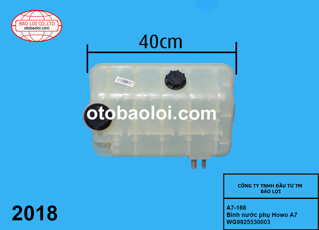Bình nước phụ Howo A7 WG9925530003