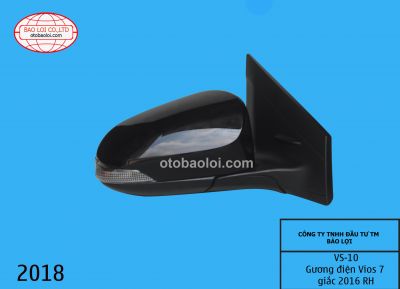 Gương điện Vios 7 giắc 2016 RH