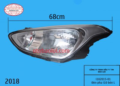 Đèn pha i10 bên LH 