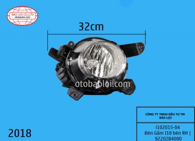 Đèn Gầm I10 bên RH | 92202B4000