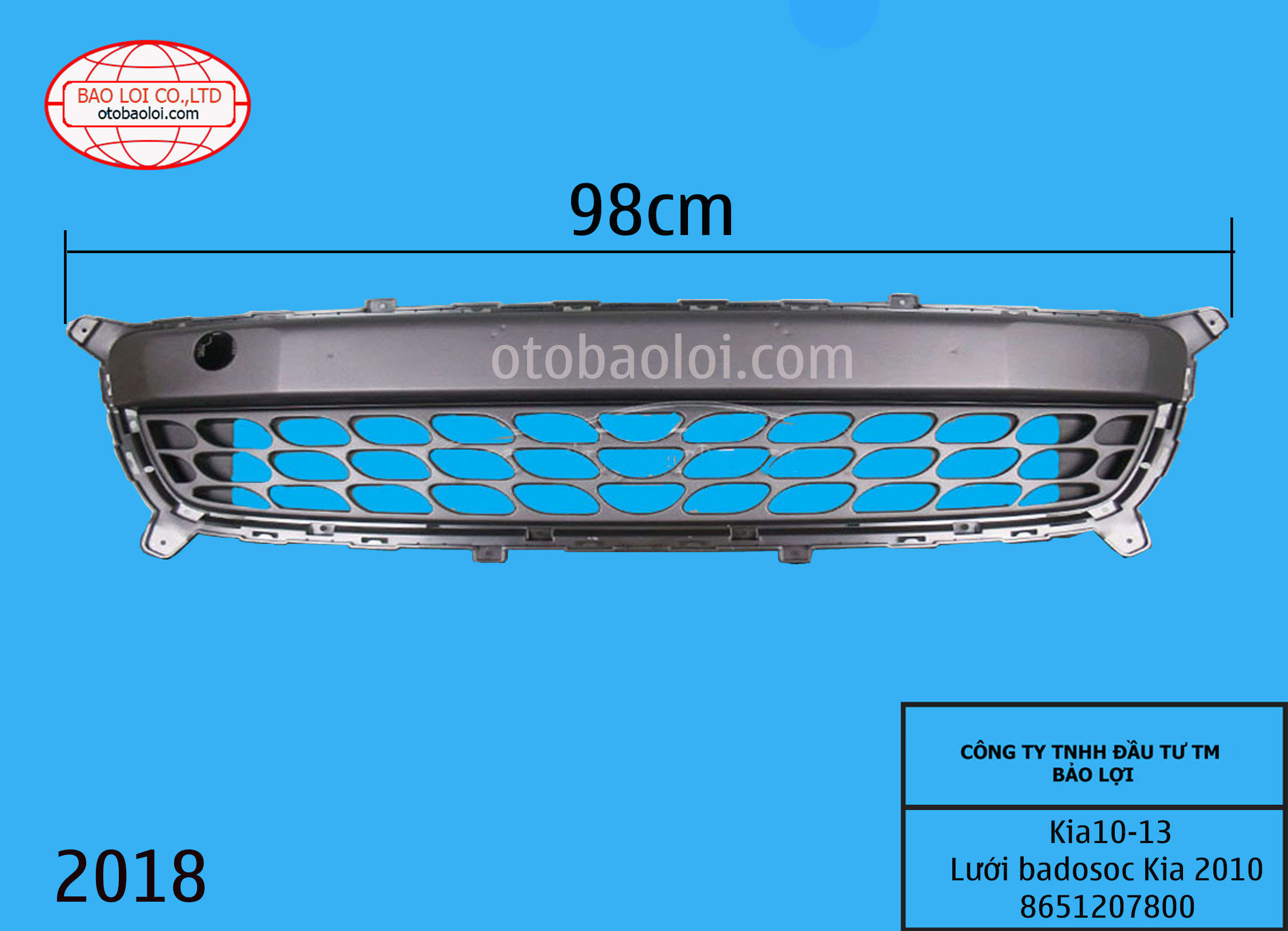 Lưới  badosoc Kia 2010 8651207800