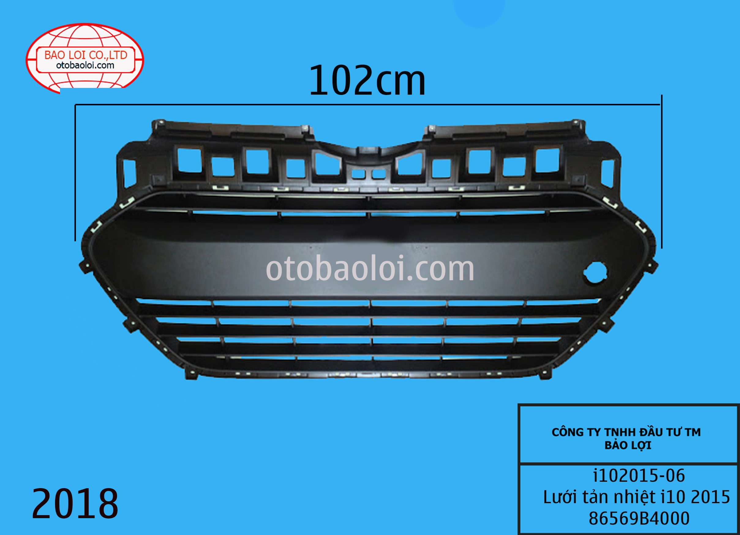 Lưới tản nhiệt i10 2015 86569B4000