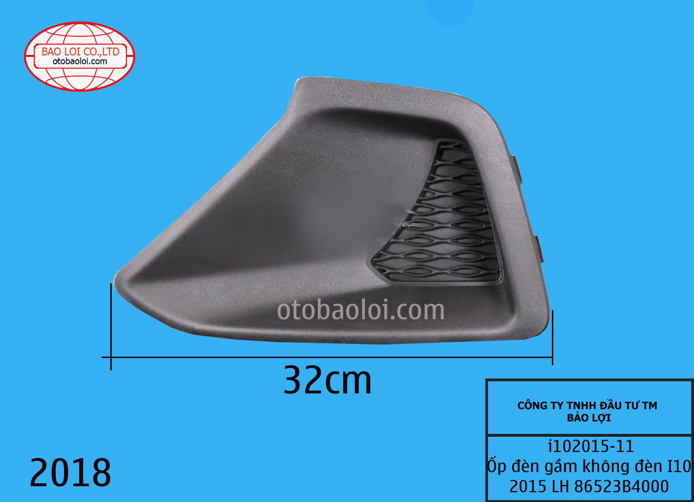 Nắp đậy badosoc  I10 2015 LH 86523B4000